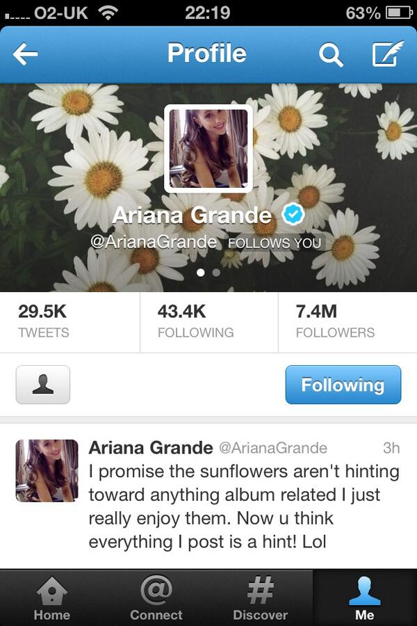 homesickjdb's tweet image. RETWEET for a DM to ariana grande. i'm doing them all! [mbf]
