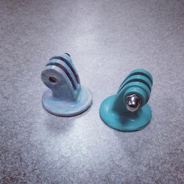 GoProFishin's tweet image. If you can hand pour baits you can hand pour GoPro mounts. #FishingEngineering