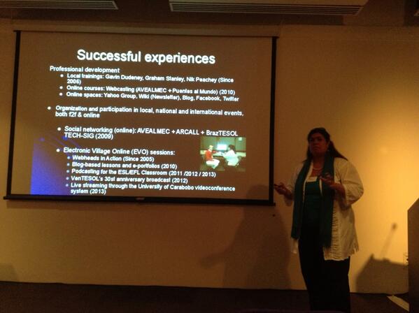 <a href="/hanaakhs/">Hanaa Khamis</a>: Evelyn Izquiero &amp;Jen Vershoor on successful CaLL experiences in Latin America #worldCaLL2013