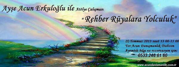 AcunErkuloglu's tweet photo. Değerli Dostlar;''Rehber Rüyalara Yolculuk ''atölye çalışmamız haftaya yani 20 Temmuz 2013 saat 13 00'e ertelenmiştir http://t.co/vk8Q7Hzpqy