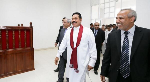 Mahinda Rajapaksa tweet media