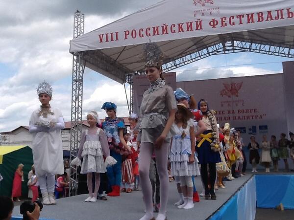 ivssp's tweet image. Детская мода фестиваля &quot; Плес на Волге. Льняная палитра&quot; -на высоте!!!