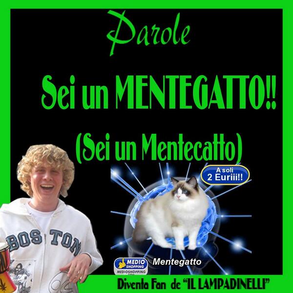 Lampadinelli's tweet photo. Sei proprio un #mentegatto! http://t.co/x5EqoOtaCv