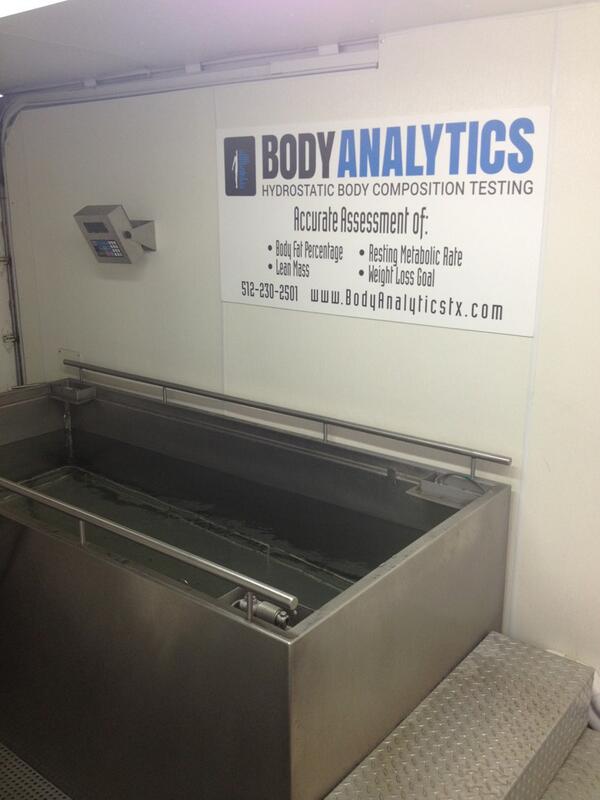 BodyFatTestATX's tweet photo. The tank of truth . Get your true body composition by testing underwater.
The tank doesn't lie.
#hydrostatictesting http://t.co/9pGZfbXx4E