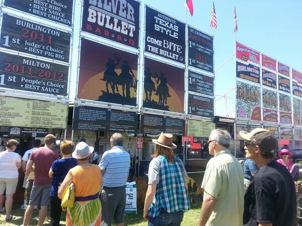kitchenimp's tweet photo. Ribfest Whutby. Shout out to Silver Bullet great ribs. http://t.co/hEP8oiUTmc