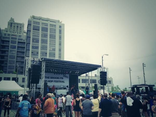 kdence's tweet image. BROOKLYN HIP HOP FESTIVAL UNDERWAY! LET'S GO!