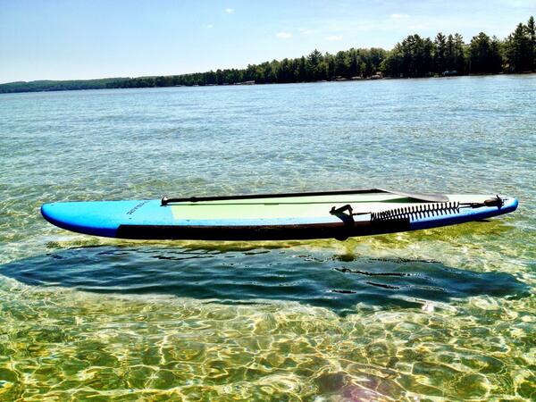 PaddleGuys's tweet photo. Just waiting to be paddled... Looking to be a beautiful day on #TorchLake! #NorthernMichigan http://t.co/ysPAmfLCYo