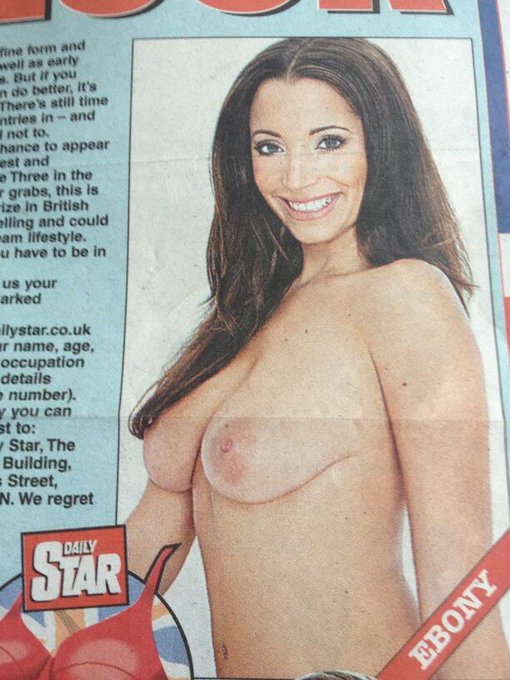 Page 3 in the star paper and my little boobs Awww! http://t.co/cTKd3fyhve<a href="/tag/centrefold"class="tags"><span>#centrefold</span></a><a href="/tag/loadedmagazine"class="tags"><span>#loadedmagazine</span></a>