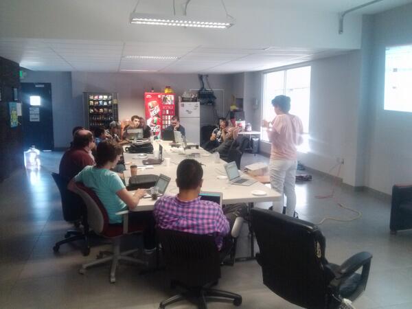NextTijuana's tweet image. Having an intense debate about entrepreneurship #swnext @swnext #swnexttj