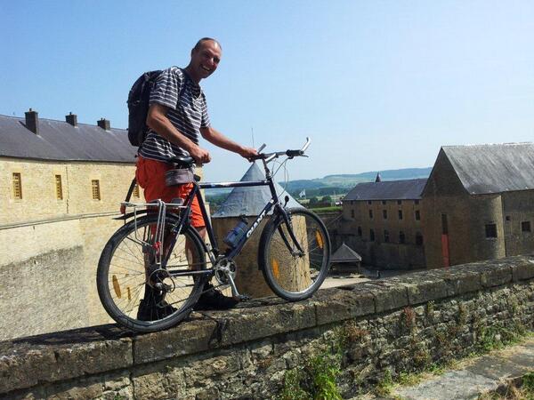 Met Peter in de Franse Ardenne fietsen. Weer een mooie ervaring rijker.