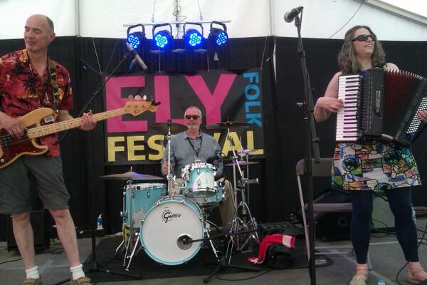 Exhilarating, fun (and very hot) ceilidh from Akmed's Camel <a href="/ElyFolk/">Ely Folk Festival</a> earlier