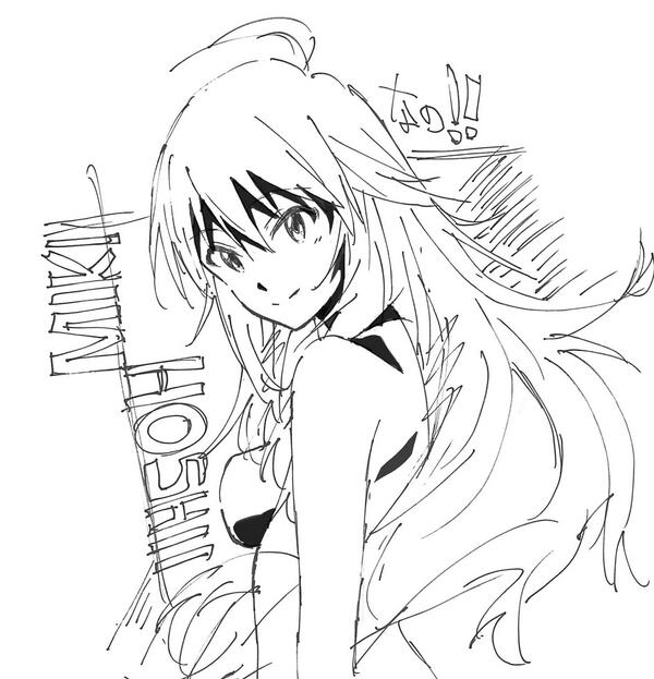 ベーリーダンス美希出た記念。久しぶりに描いた。・・・・気がする 