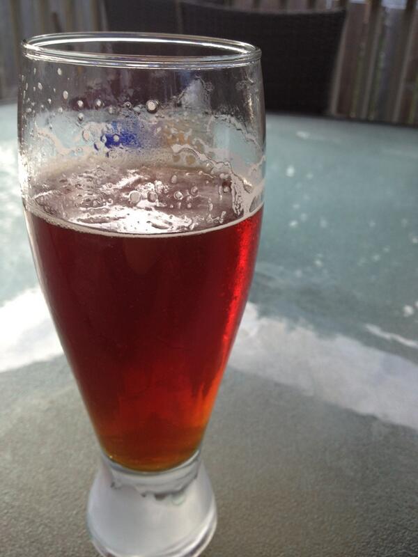 Hot day. Cold temptation red. Thanks <a href="/boxingrockbeer/">Boxing Rock Brewing</a>