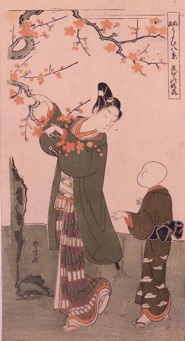 水彩絵、江戸時代の人の顔 江戸ッ娘 – Kawaiiの系譜 | 太田記念美術館 Ota Memorial Museum of Art