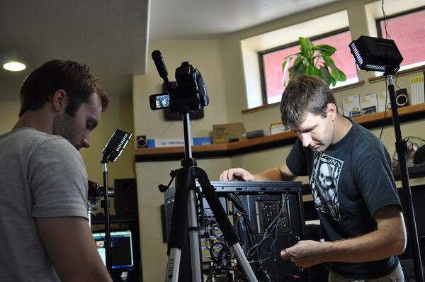 ContrastTech's tweet image. Filming is underway for our #‎AMDtestdrive review. Have I mentioned how excited we are for this? 'Cuz we are excited.