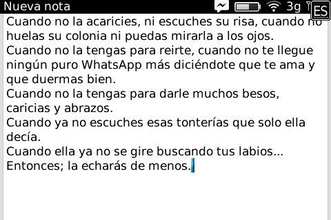 La echarás de menos..