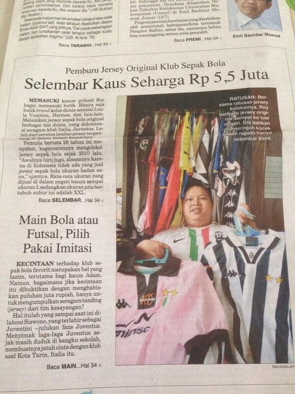 JerseyForumSamarinda (@jfsamarinda) on Twitter photo Salah satu artikel di koran @RedaksiKP hari ini memuat salah seorang sesepuh jersey di samarinda! Cc : <a href="/Jerseyforum/">The OG Indonesian Blokecore</a> Salah satu artikel di koran @RedaksiKP hari ini memuat salah seorang sesepuh jersey di samarinda! Cc : <a href="/Jerseyforum/">The OG Indonesian Blokecore</a>