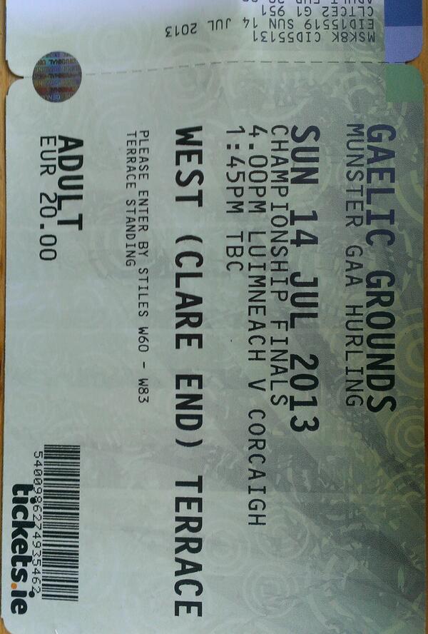 daithihurley's tweet photo. Roll on 4 o'clock #MunsterFinal http://t.co/JS9bUECPYd