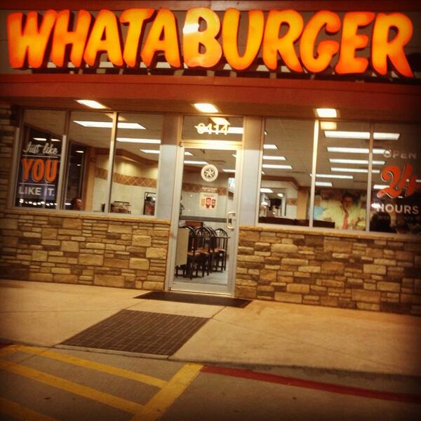 SorryImTexan's tweet photo. Happiness in Texas is spelled "W-H-A-T-A-B-U-R-G-E-R" http://t.co/a3butw3H4F