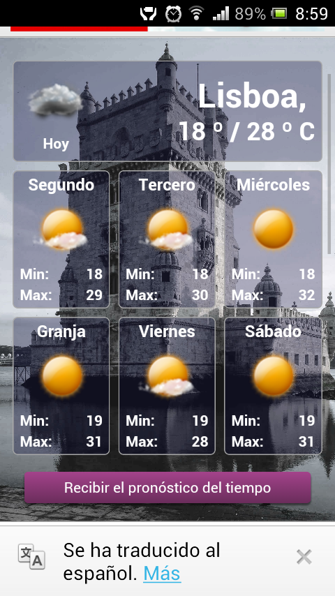 LeandroRincon's tweet photo. Hijo así estará el clima la próxima semana en Lisboa http://t.co/KTsPOxr41d