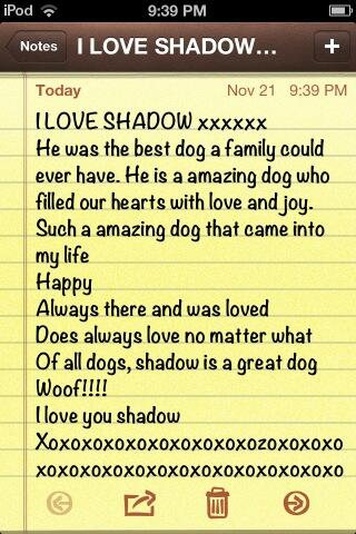 i_Luv_Shadow's tweet photo. #RIPShadow http://t.co/R6j6FBQL5u