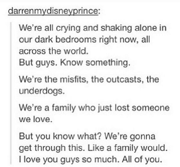 chenyford's tweet image. No one apart from Gleeks will understand this