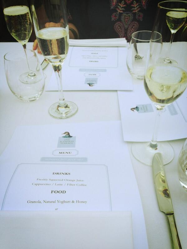 LeighGower's tweet photo. Brunch @oneblenheim is an incredibly sophisticated affair #lovesundays http://t.co/0KSwifTVTP