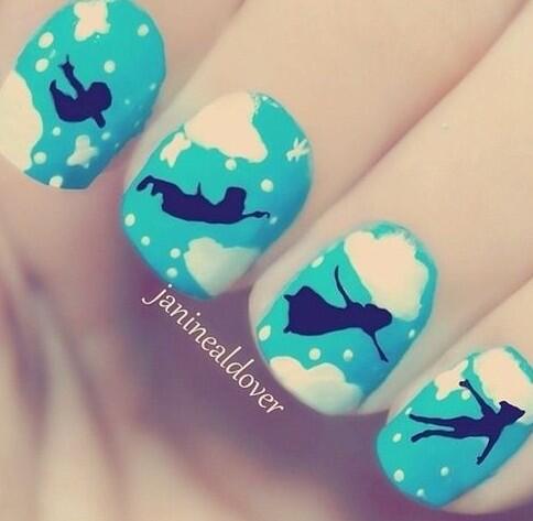 ピーターパンネイルアート♡