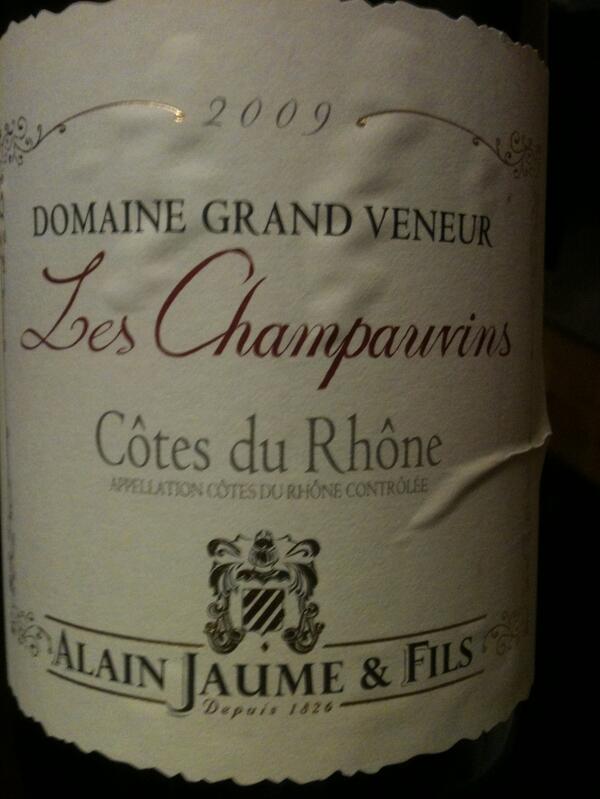 mywineis's tweet photo. French wine obligatory for Bastille Day - Les Champauvins - Cotes du Rhone from the edge of Chateauneuf du Pape http://t.co/VB6xzviOVz