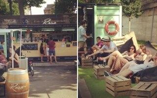 hagaparis's tweet photo. Le Rosa Bonheur squatte les Berges de Seine via @My_Little_Parisa http://t.co/pxRZhQEHkz