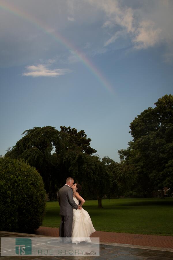 TrueStoryStudio's tweet image. A great moment (post-rain) from yesterday. Who gets perfect light *and* a rainbow during their shoot? #blessedclients