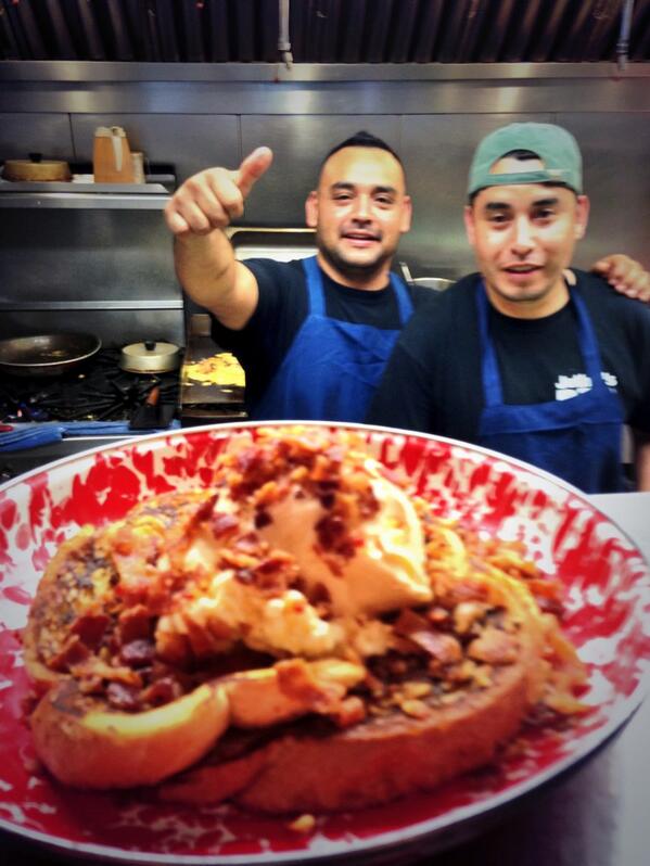 Brunch your way at Drake Jethro's: French Toast, Ice Cream, Bacon compliments of Jose and Abraham #dsmbestbrunch