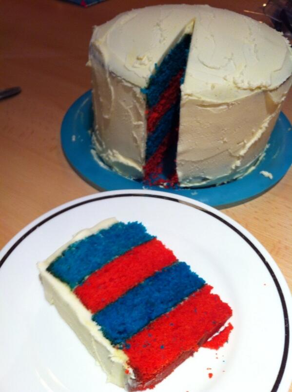 Crystal Palace cake a happy birthday and a happy season too. mintcustard