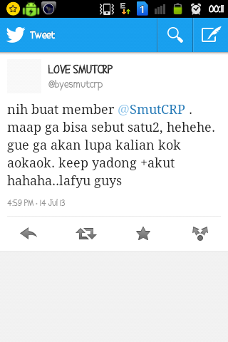 MrP_Siwon's tweet photo. Jaat si kunyuk...."@SmutCRP: oh iya. ini pesen kunyuk;; http://t.co/wyubxXmLWN"