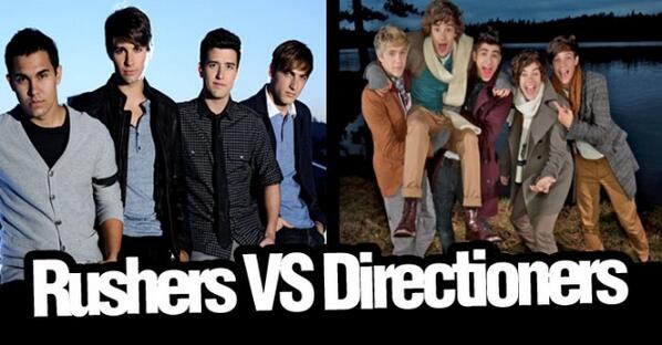 Arianator98_15's tweet photo. Rushers Vs. Directioners 
#Rusher RT
#Directioner favorito http://t.co/YpK4LaKlQq