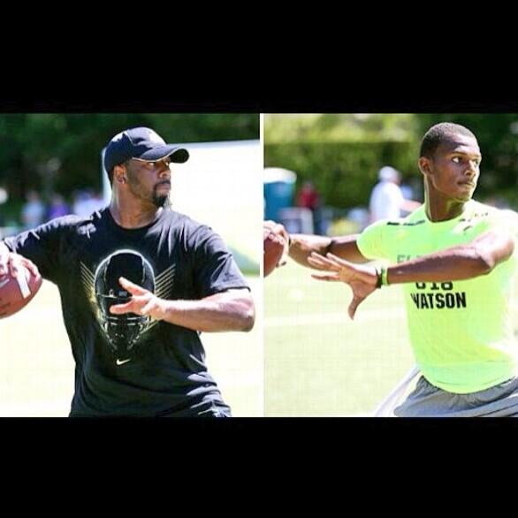 Two future Heisman trophy winners <a href="/ShaunWatson4/">Karl B. Harris</a> <a href="/TajhB10/">Tajh Boyd</a> #clemson #clemsonfootball #clemsontigers #solidorange