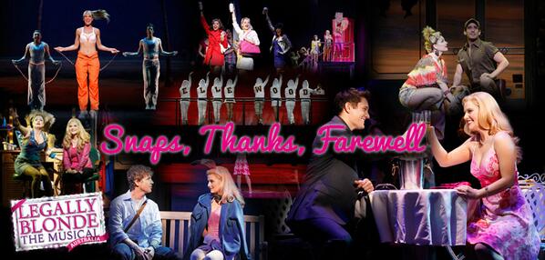 To all snap-tastic <a href="/LegallyBlondeOz/">Legally Blonde in Oz</a>! Mad props n big snaps 2 everyone 4 your support! We'll miss you guys! #goodbye