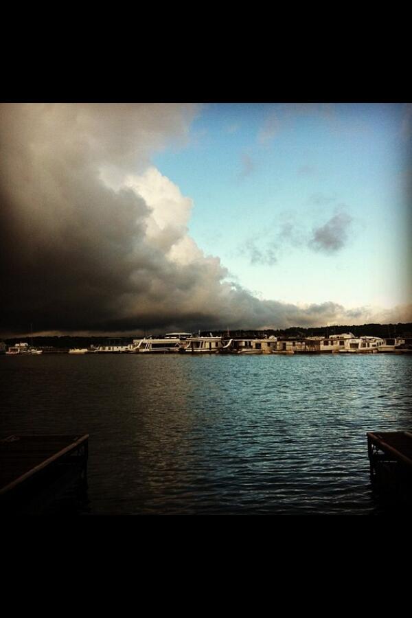 _andreaprice's tweet photo. Over #LakeLanier in #Georgia ...goodbye sunny skies! @weatherchannel @SamChampion http://t.co/KruaSUtlbX