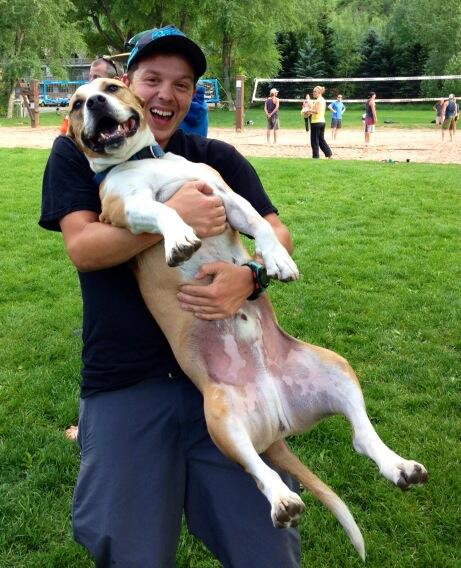 stevethedog's tweet photo. Me and @ZachStevensZG. Just hanging. http://t.co/5NqJpknz4M