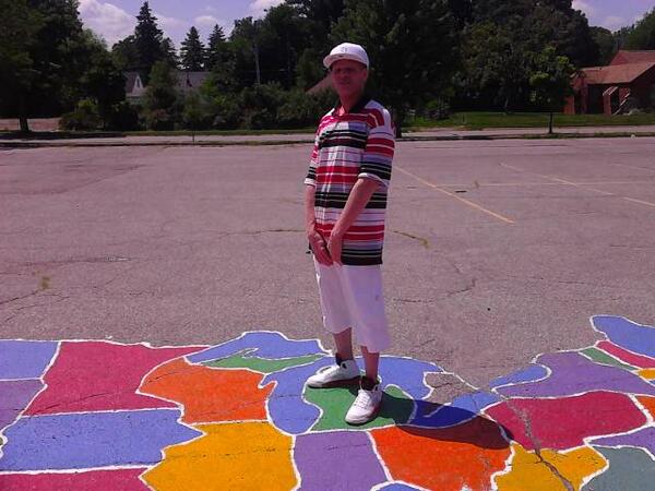 daryl_alexander's tweet photo. Standing on the Michigan Mitten http://t.co/tfp7rYifYG