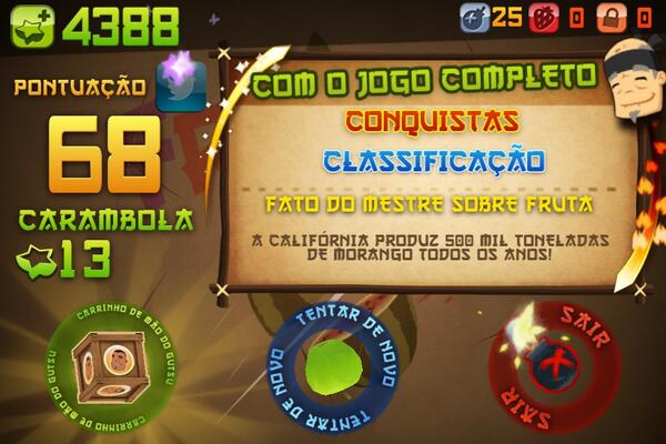 LuizFelipeO_'s tweet photo. Cortei 68 fruta no modo Clássico em Fruit Ninja para iPhone! http://t.co/XgcYbENRqe http://t.co/xbAg8M8hoT