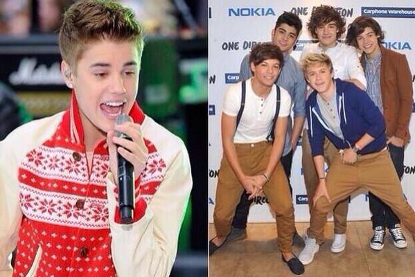 minajovoxos's tweet photo. Justin Bieber vs One Direction. 
RETWEET for Justin.
FAV for One Direction. http://t.co/r33cpbCLBJ