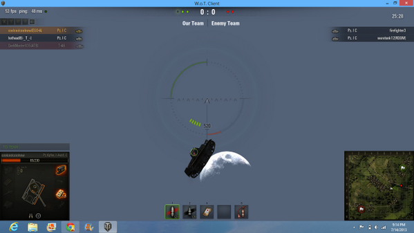 JonathanSrnec's tweet photo. @WGLNA first tank to land on the moon! (not sure how i got there i jumped and then i was on the moon...) http://t.co/XktyjxHO3I