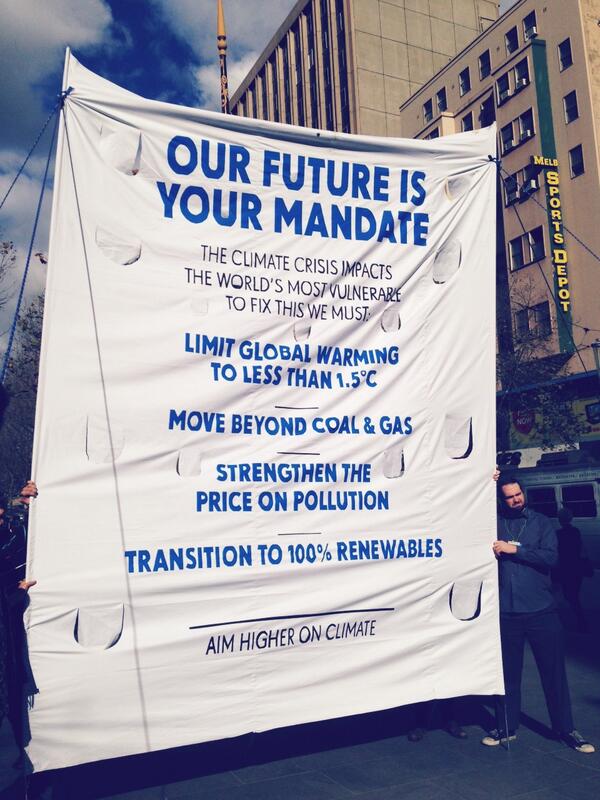 This is why more than 1000+ young leaders are marching the streets in Melbourne today. #PowerShift2013