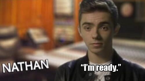 TheWantedLifeTV's tweet photo. "I'm ready." - @NathanTheWanted #TheWantedLife http://t.co/R4HzxJmRsz