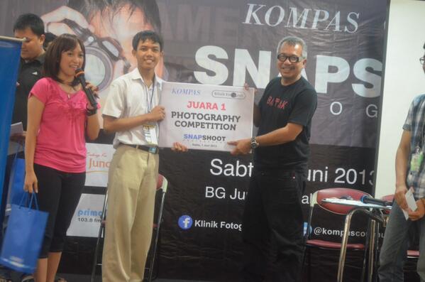 3silaSBY's tweet photo. Ardi - siswa smk trisila pemenang juara lomba photography KOMPAS TV http://t.co/GzNZlUgp3h