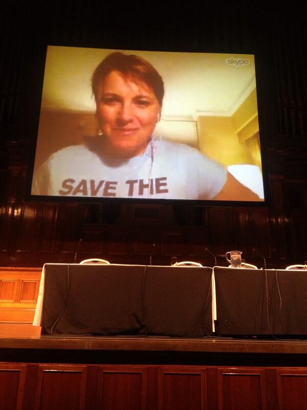 AYCC's tweet image. Skyping with Xena Warrior Princess #PowerShift2013 #savethearctic