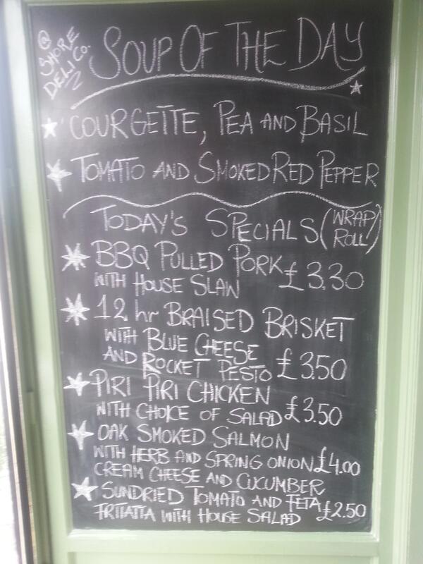 Forget about the Monday blues by trying one of today's specials. .........