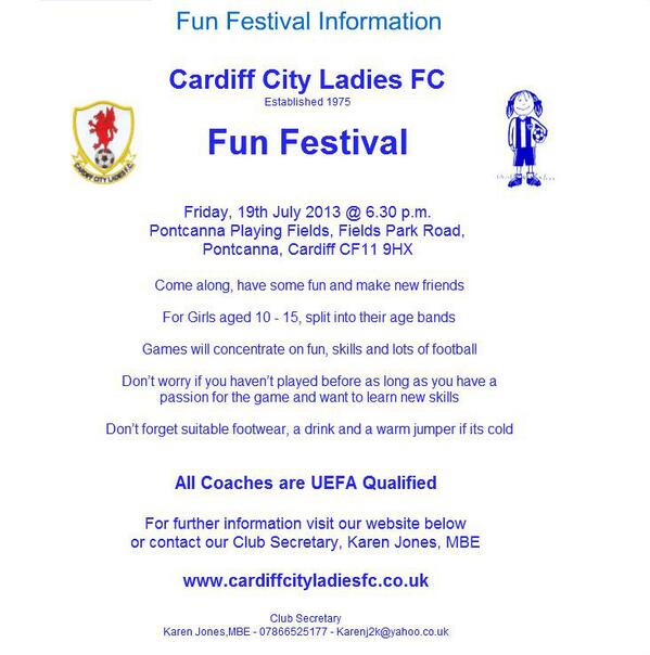Our Club Festival takes place this Friday for any players aged 10-15 interested in joining.. DM us for details!!