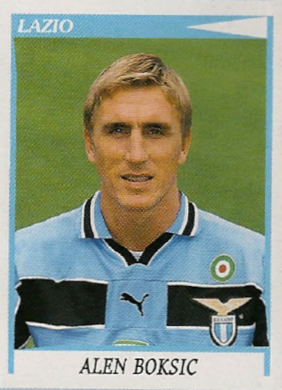 Carte Panini Alen Boksic – Lazio – Saison 1995 #i14 – Non Gradée – Presque Neuf